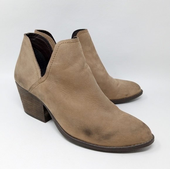 Steve Madden Adelphie Pointed Toe Cut Out Brown Ankle Boots, Women's Size 10 - Picture 2 of 13